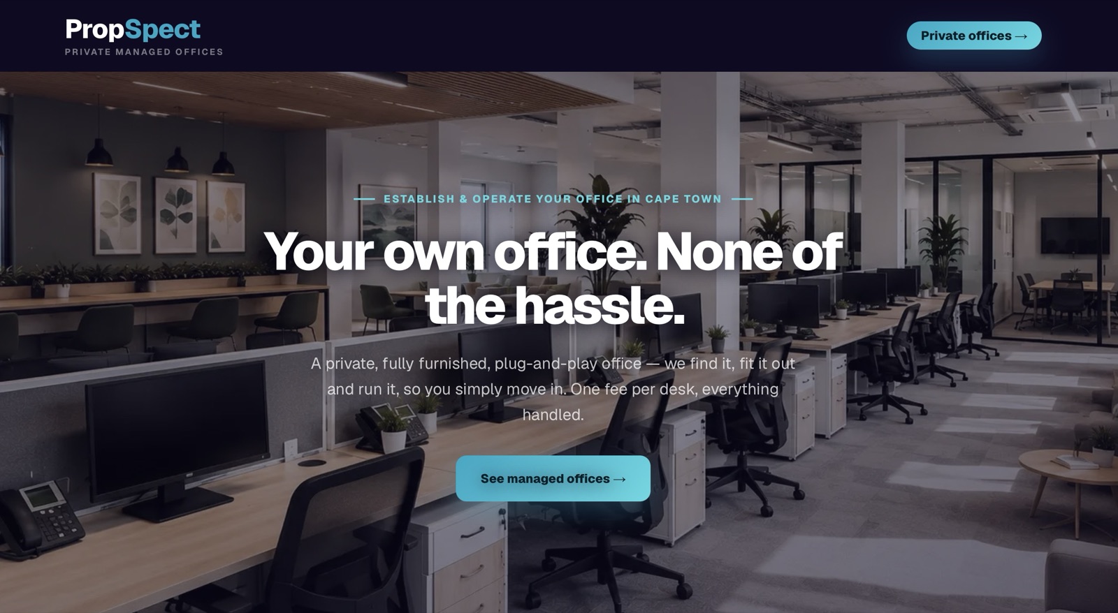 Propspect — private managed offices in Cape Town